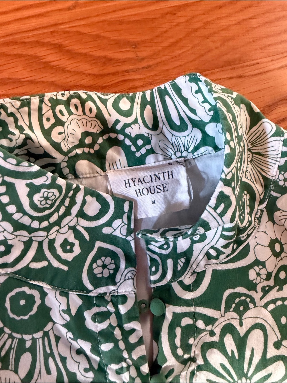 Green Floral Print Tiered Midi Dress - Hyacinth House - Picture 3 of 4